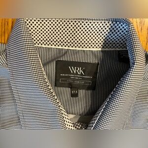W.R.K Performance shirt, size 17.5, grey/black pattern
